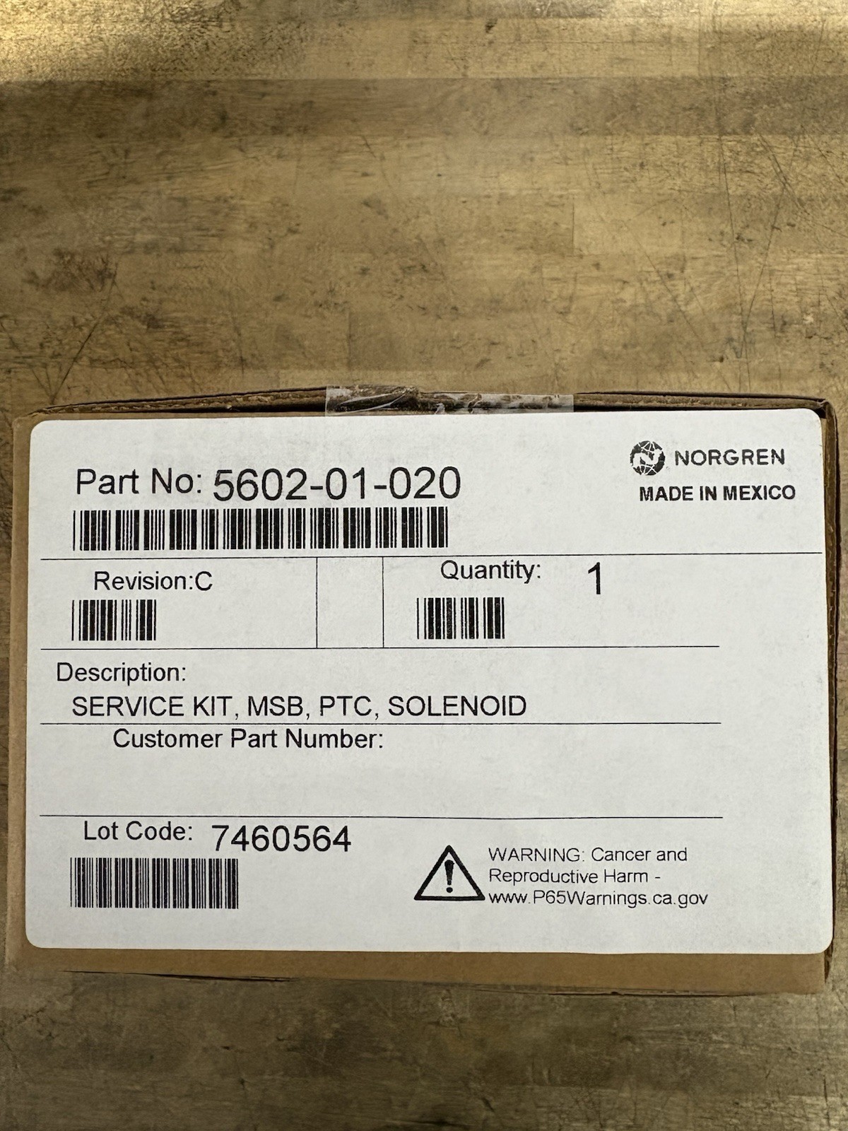 5602-01-020 Genuine OEM Paccar Solenoid Service Kit – NEW