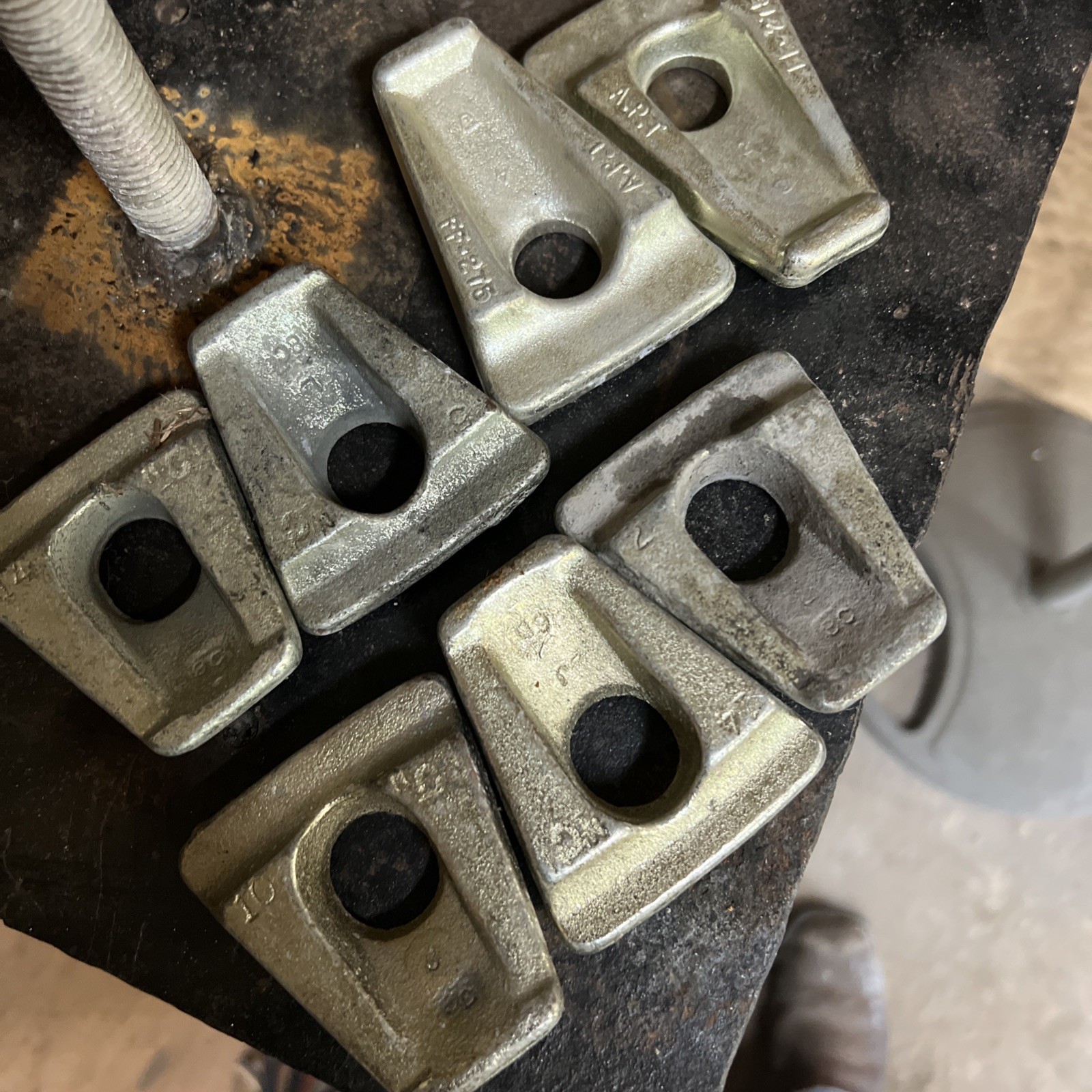 Webb Front Wheel Clamp. Part #16177 & 16175. New Old Stock. Large Truck&Trailer