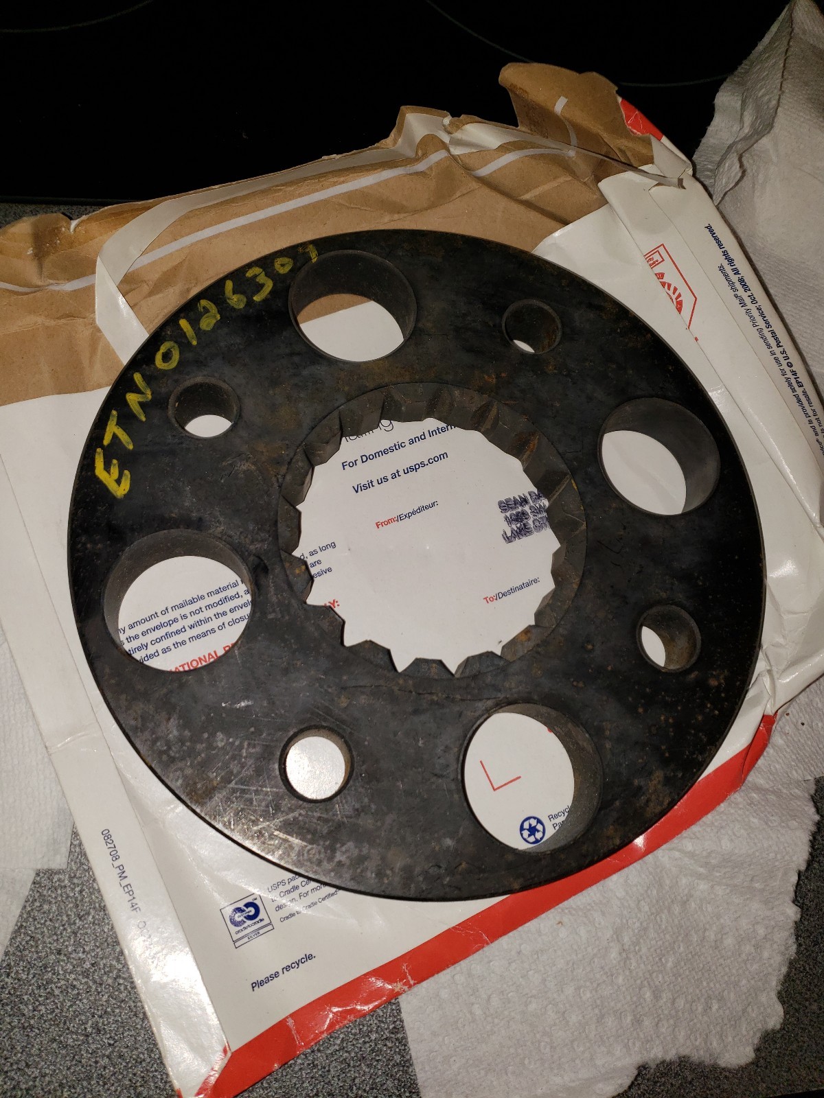 World American 126307 High Speed Clutch Plate for Eaton Spicer Dana Differential