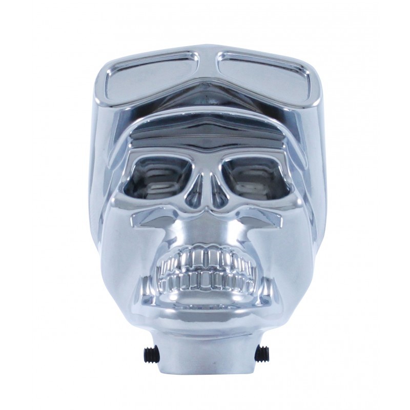 Gear Shift Knob Skull Biker Chrome Plated for Peterbilt Kenworth Freightliner