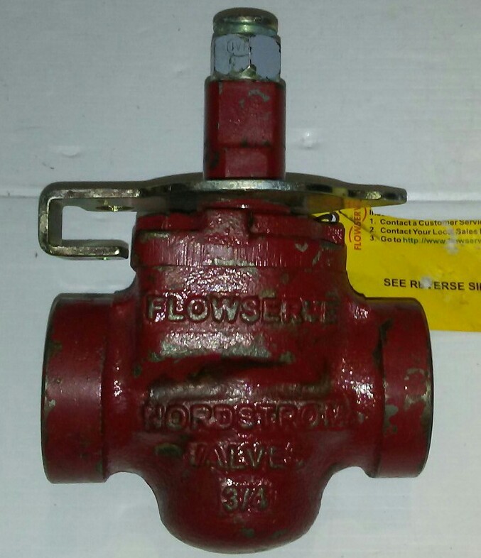 FLOWSERVE/NORDSTROM B142 3/4″ IRON PLUG VALVE, 200 CWP, NEW, FREE SHIPPING