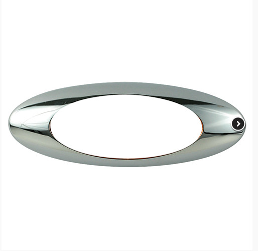 Qty 2** Optronics 00212727P Plastic Oval Chrome Marker Clearance Bezel M5 Series