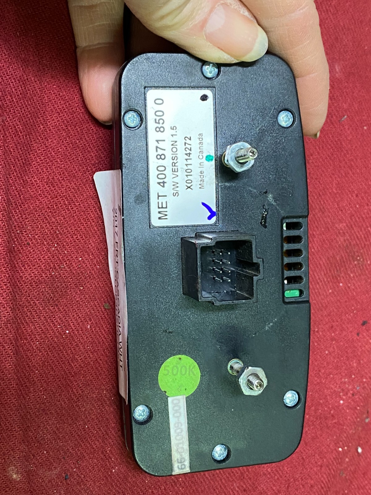 Wabco 400 871 801 0 OnGuard MET X010114272 COLLISION WARNING Display Module