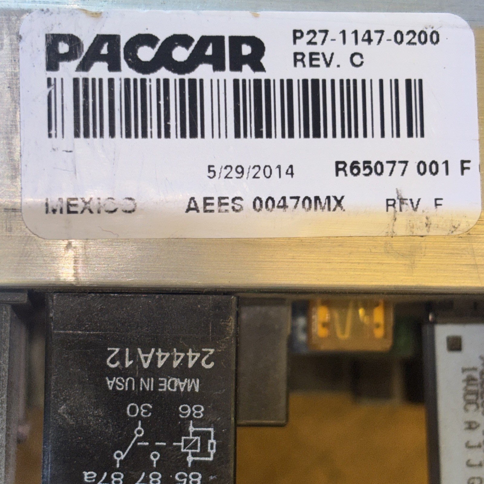 KENWORTH Paccar FUSE-ASSEMBLY CAB PDC NGP P27-1147-0200