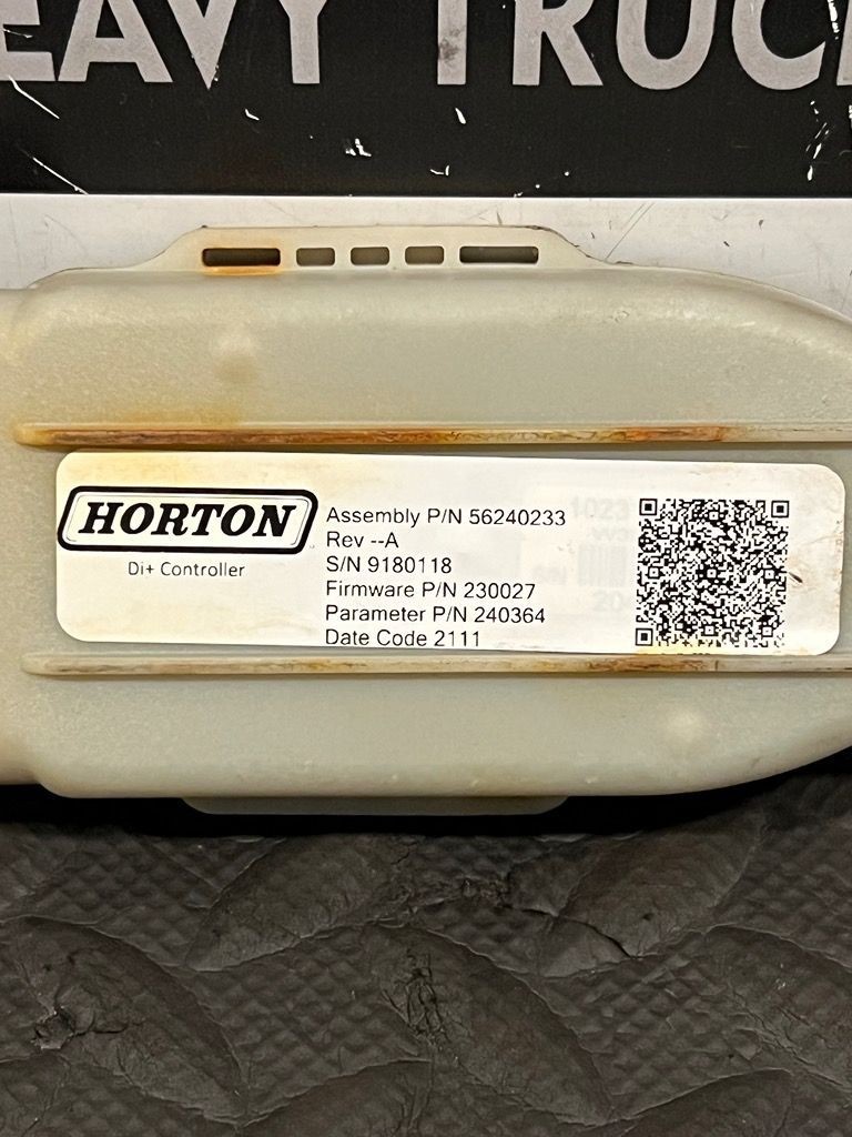 Horton Di Fan Speed Controller P/N: 56240233 Rev A (TAG # 18606)