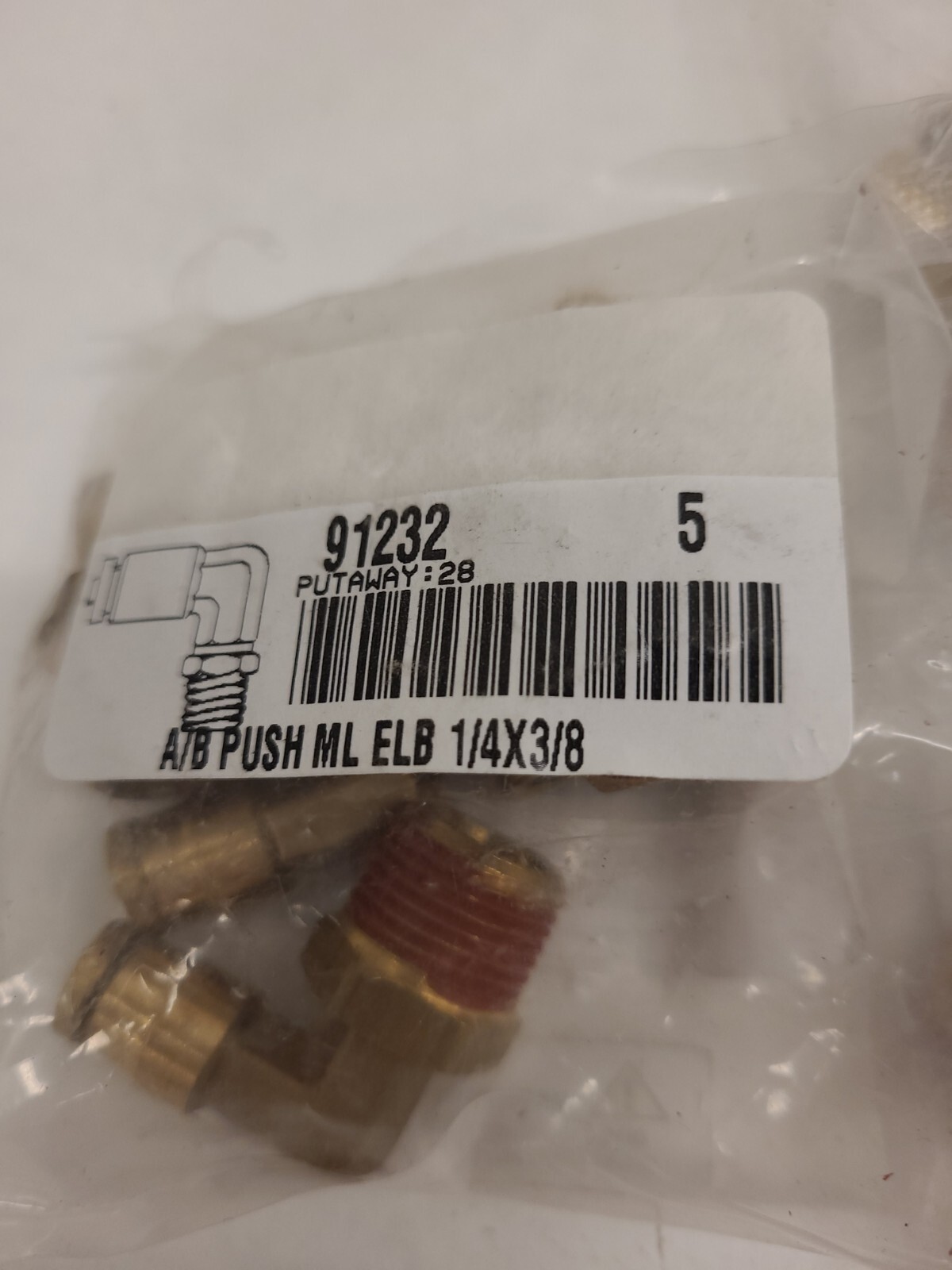 15 Imperial 91232 A/B ML Elbow 1/4 x 3/8