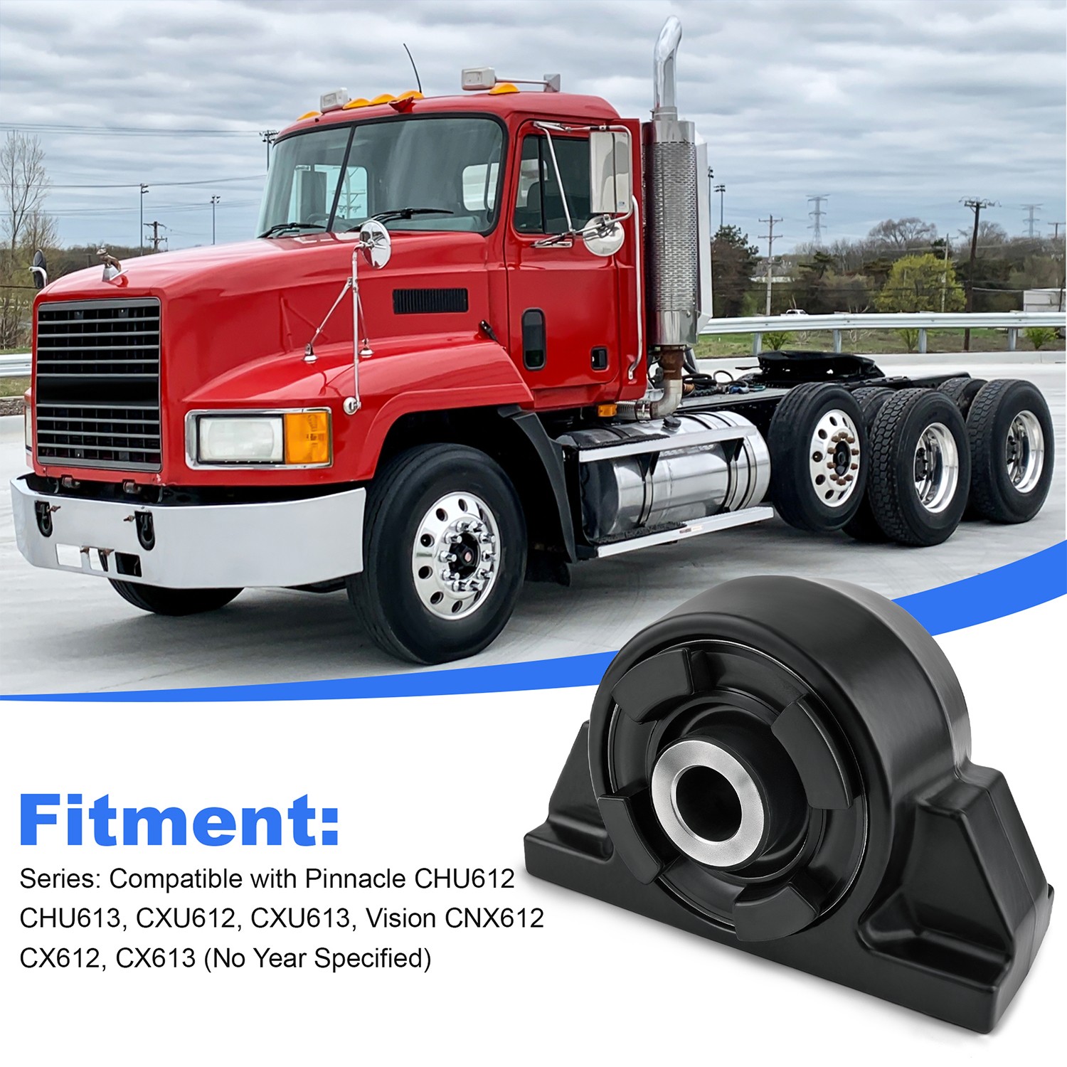 Cabin Mount Bracket Replacement for Mack 30QS3479M, 25076715, M17530