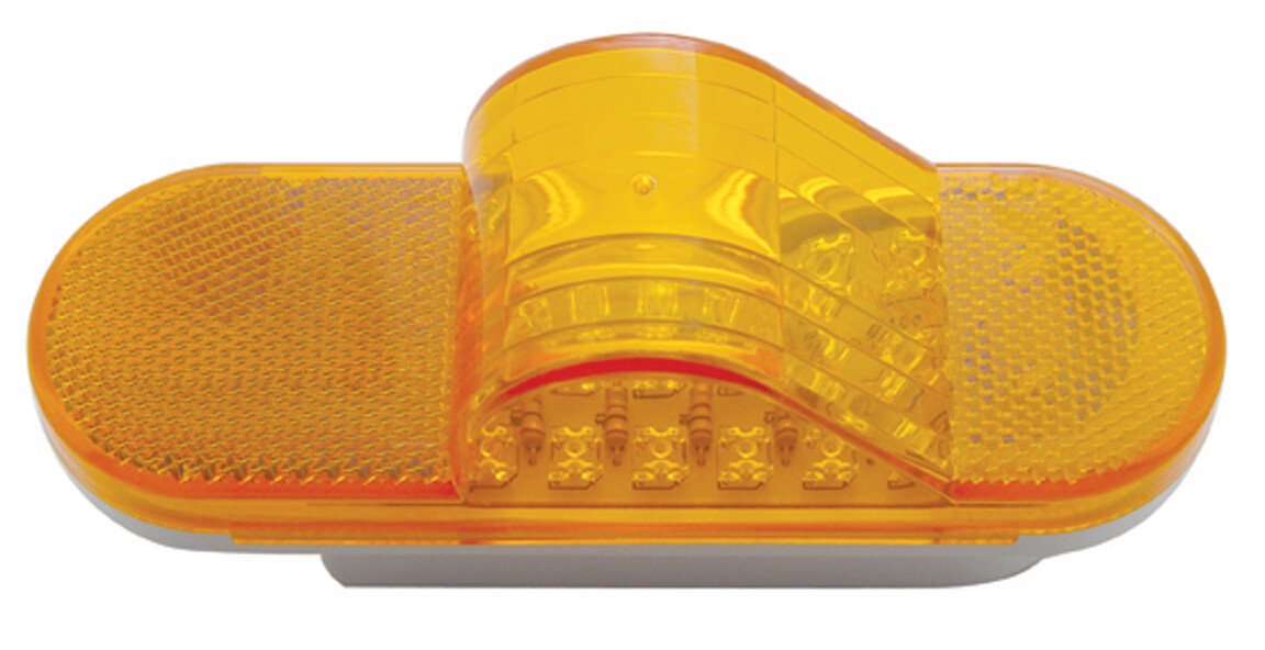18 LED Mid-Trailer Turn Signal Light – Amber LED/Amber Lens (Bulk)