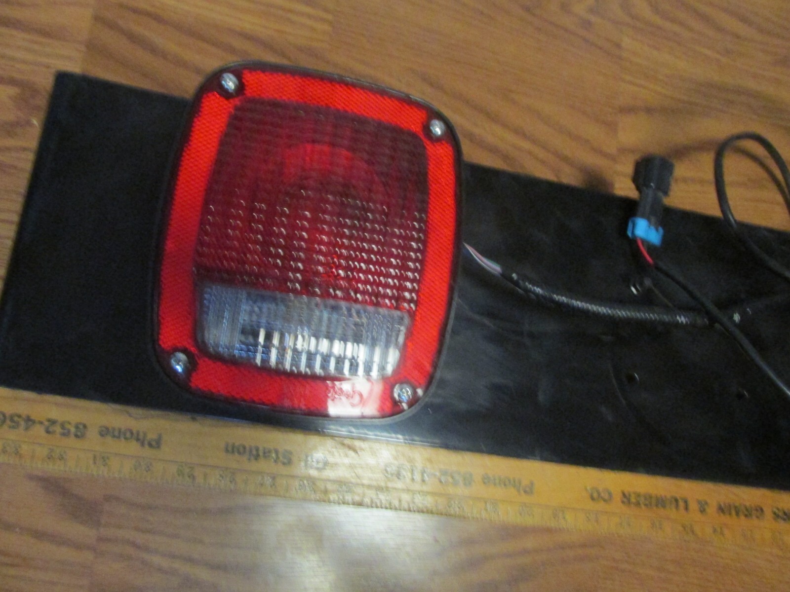 GROTE TRUCK TAIL LIGHT BAR PANEL FOMOCO KENWORTH PETERBILT W BACKUP ALARM WIRING