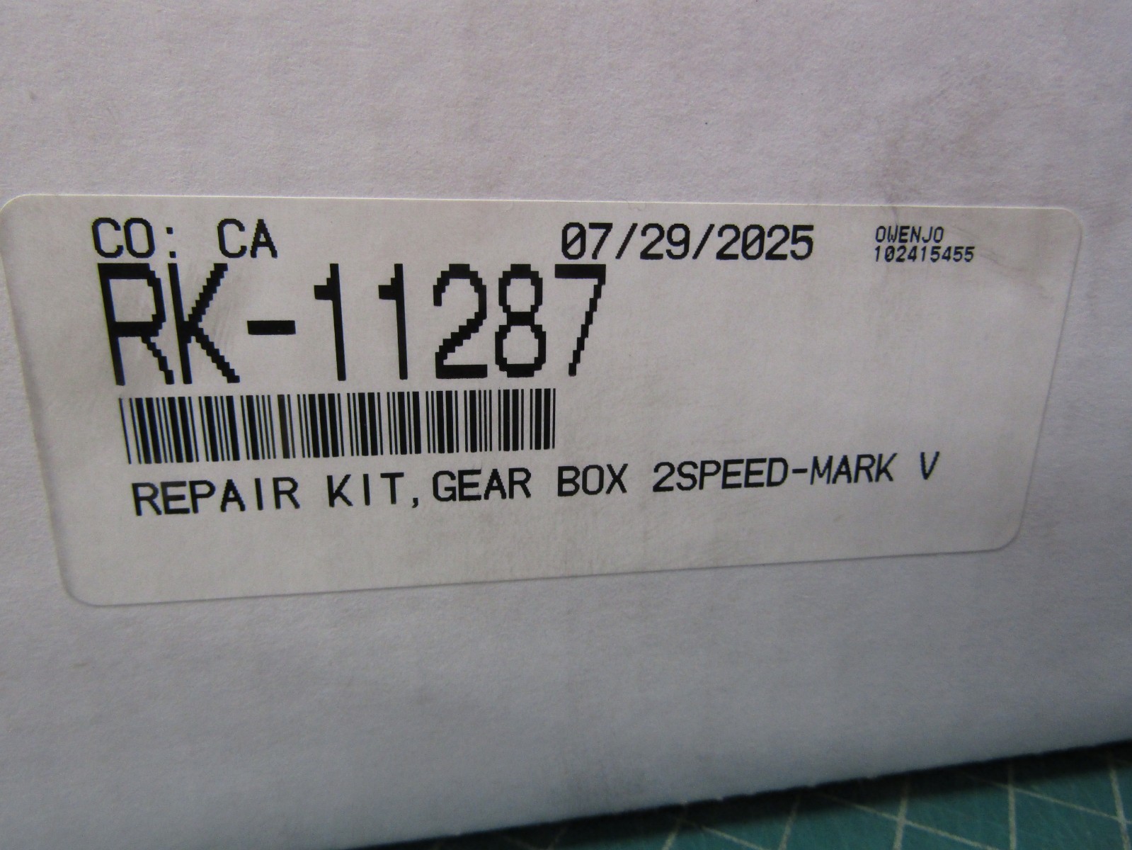 Saf Holland RK-11287 Trailer Jack Gearbox Repair Kit 2 Speed Mark V Landing Gear
