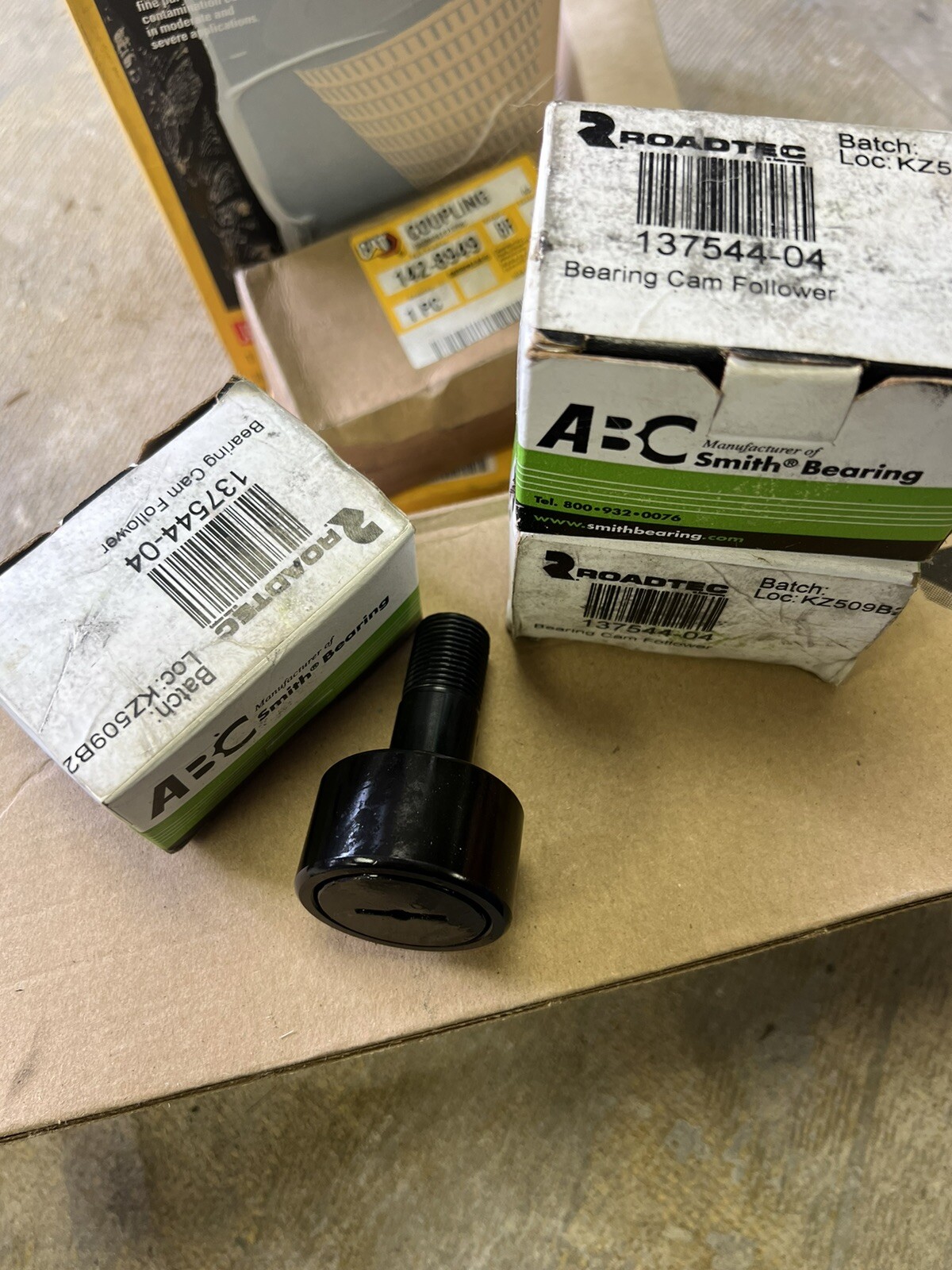 Roadtec 137544-04 Bearing Cam Follower – ABC Smith Bearing 155324 – CR-1-3/4 NEW