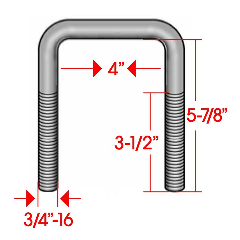Pro Trucking Products 361-161 U-Bolt – Replaces Peterbilt 03-01661