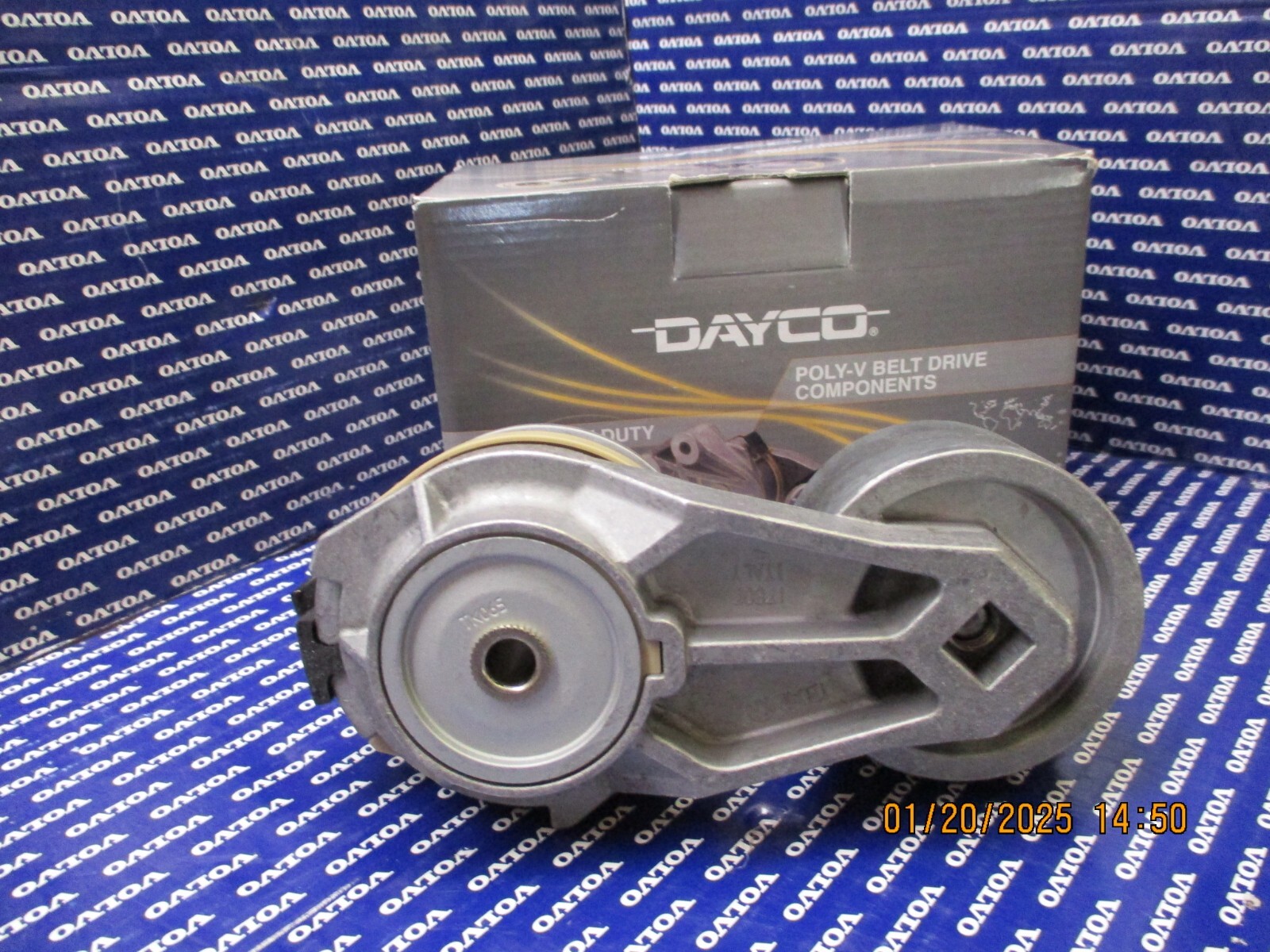 Volvo D13 2017-21 a/c belt tensioner OEM HD 21819687 Dayco brand made in Italy