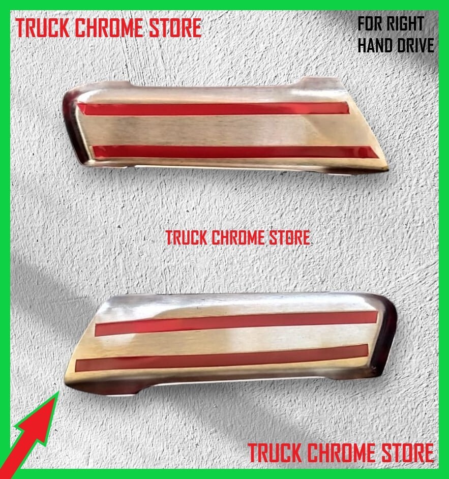 Volvo 2013 UP FH4 / FH5 DOOR HANDLE CHROME Stainless Steel 2 Pcs.