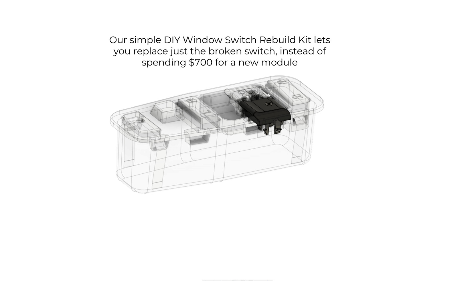 Window Switch Repair Kit | Kenworth & Peterbilt P21-1049-1202 and Q27-6081-1203