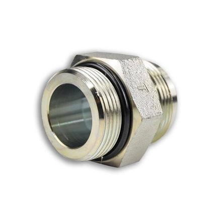 Tompkins 6400-20-20 Hydraulic Coupling / Adapter Straight, Male Jic To Male O Ri