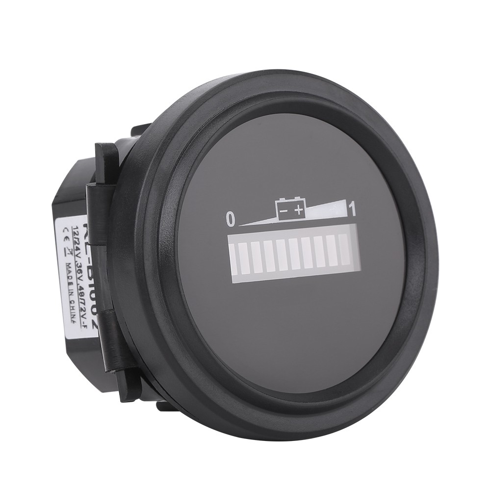 »12V/24V/36V/48V/72V LED Digital Battery Indicator Gauge Meter For Cart