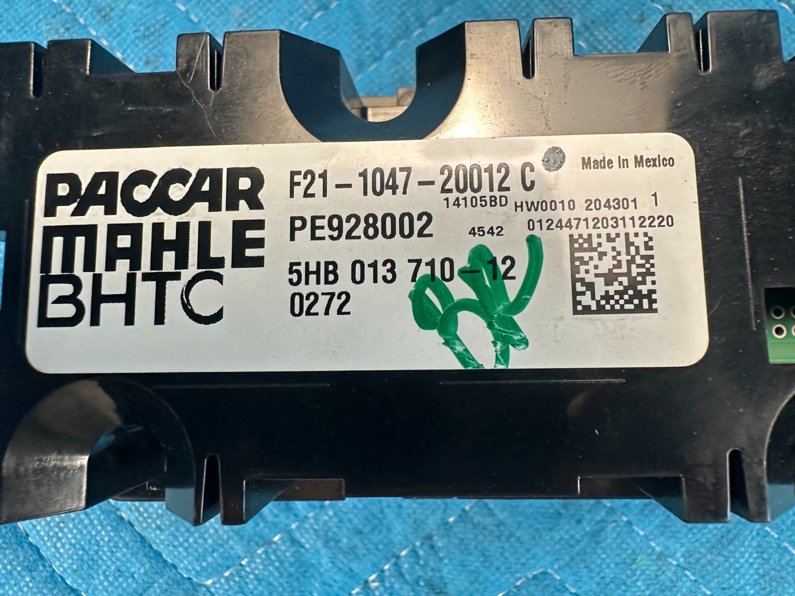 Kenworth T680 Paccar Mahle HVAC Temperature Control Switch 2023 OEM