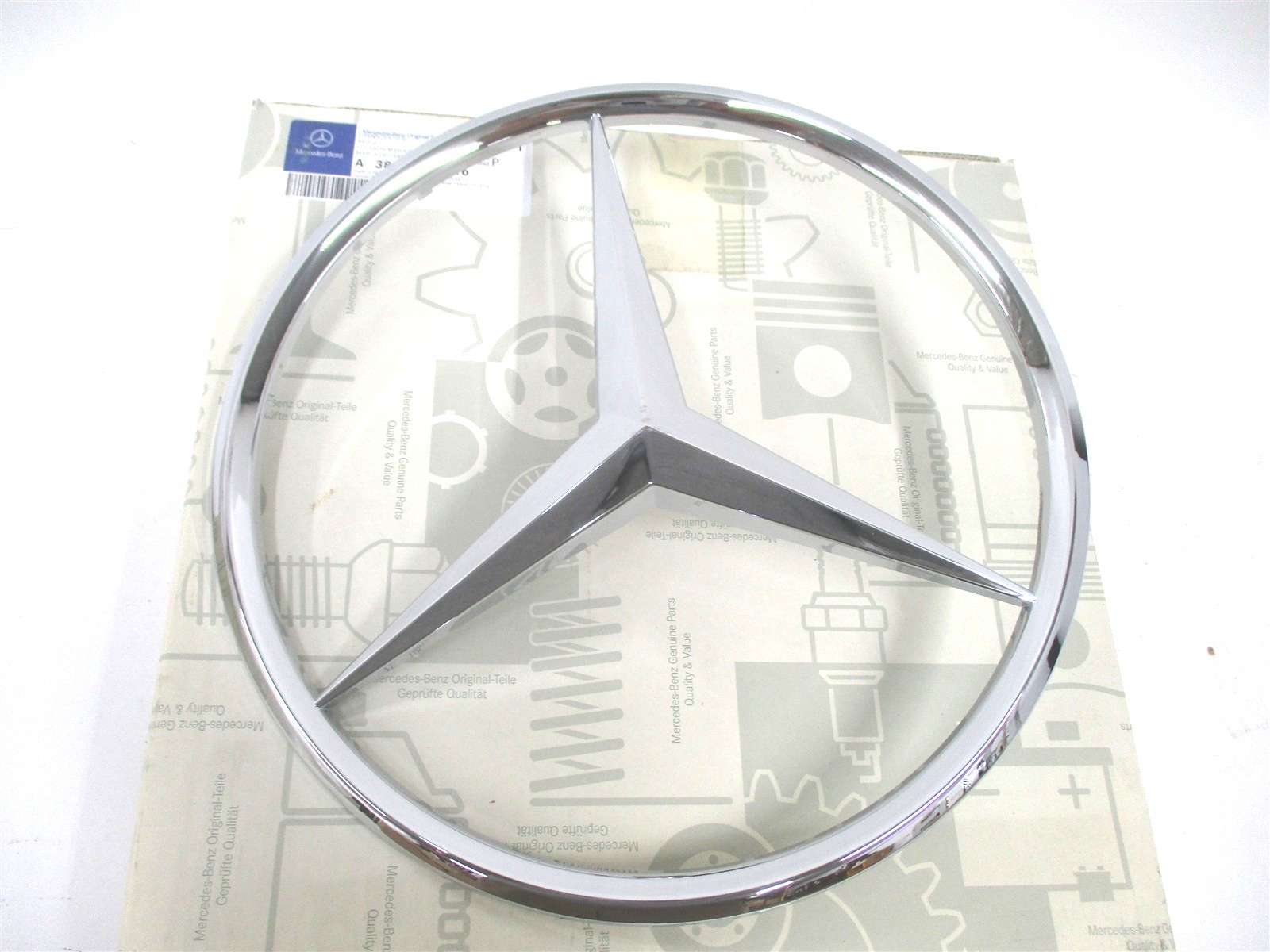 A3818170216 NEW LARGE STAR EMBLEM FOR MERCEDES 12″ STUD MOUNT ORNAMENT BADGE