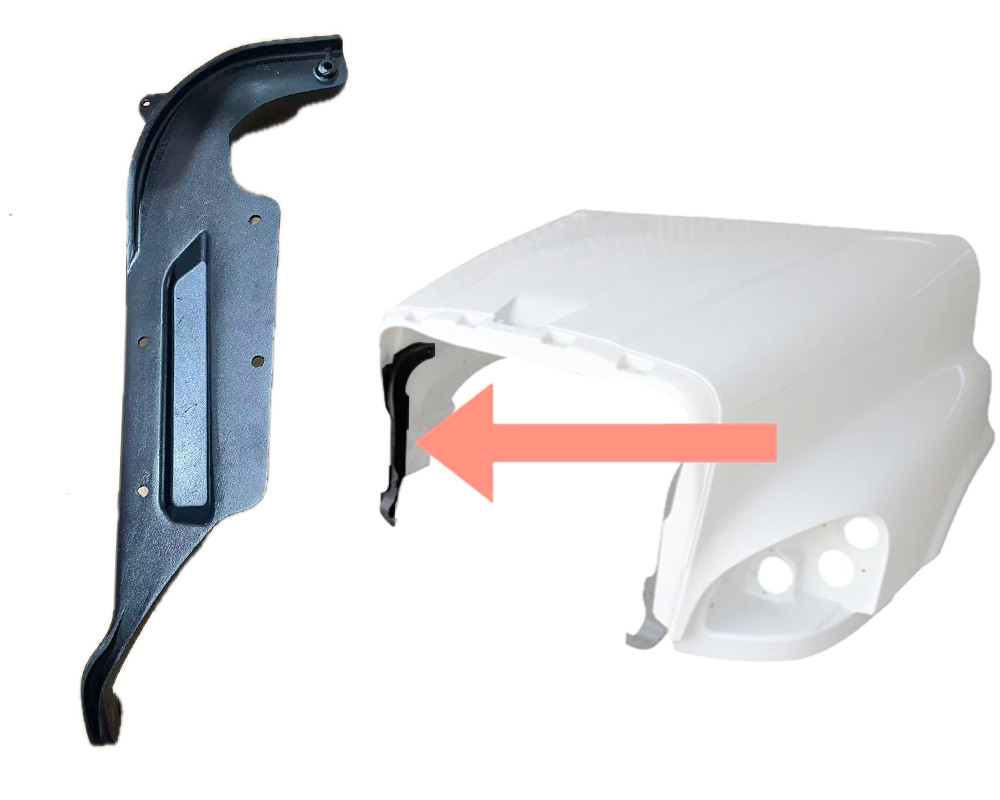 Right Passenger Side Hood Pivot Bracket For Freightliner Cascadia 2007-2018