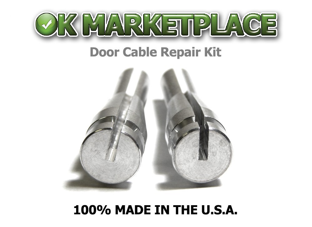 Door Latch Lock Handle Cable Repair Kit for Ford Vans , 2 ends 2A