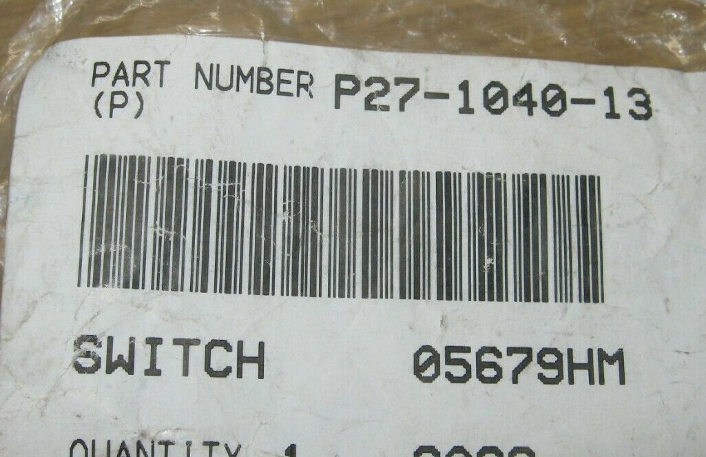 NEW GENUINE PACCAR OEM ENGINE FAN OVERRIDE ROCKER SWITCH p/n – P27-1040-13
