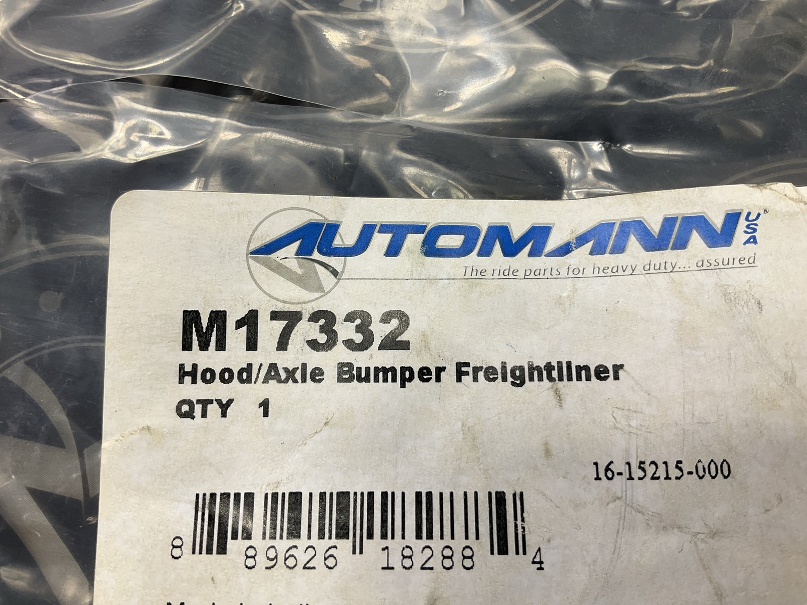 Automann M17332 Hood / Axle Stop Bumper, Replaces #1615215000, 325-355