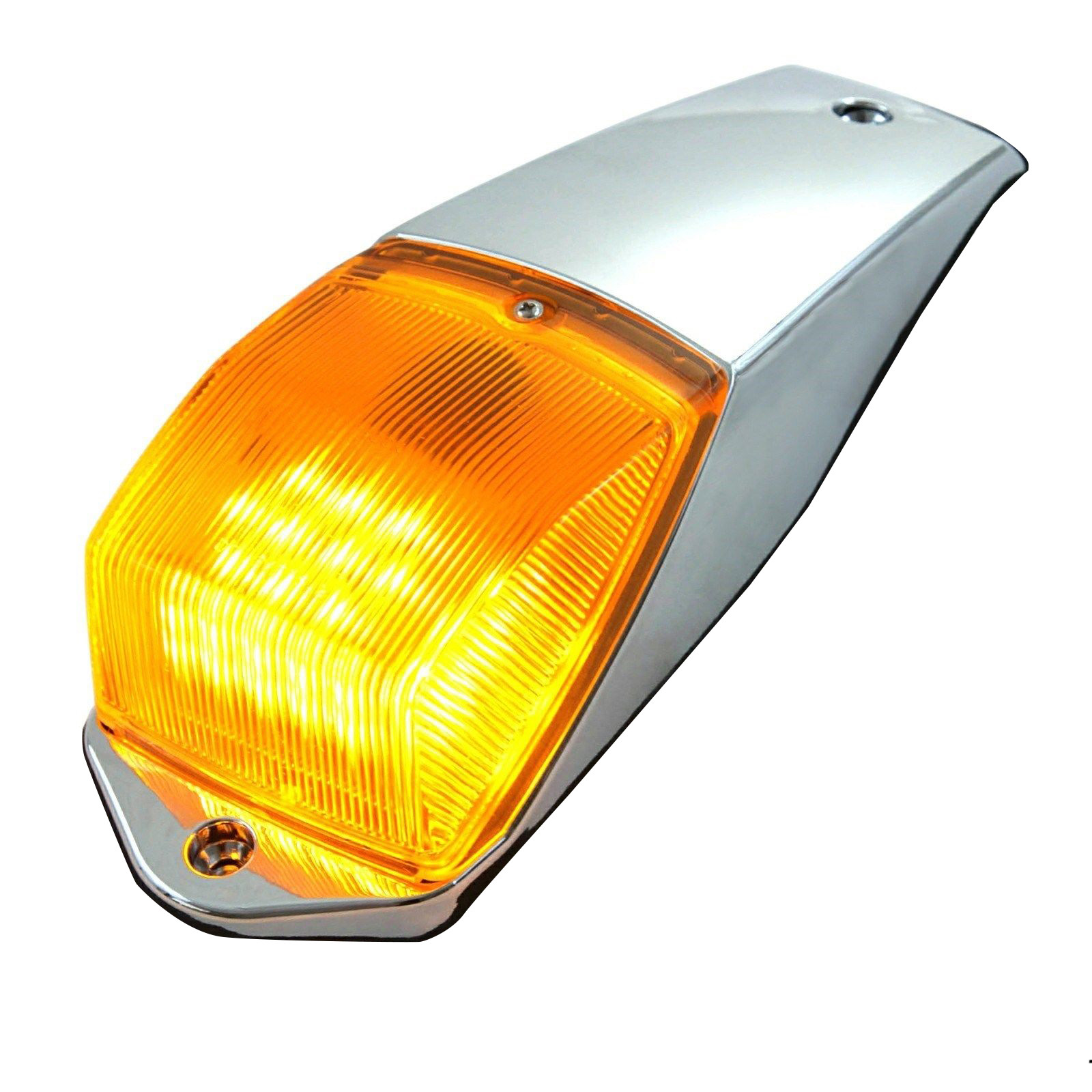 5 pcs Amber Chrome 31 LED Cab Marker Lights for Peterbilt Kenworth Freightliner