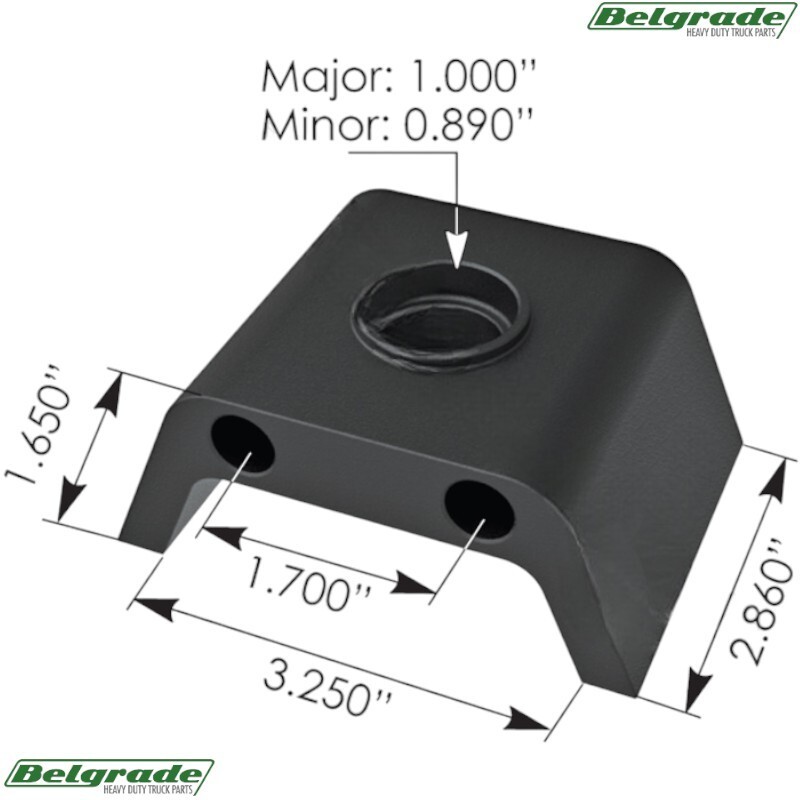 M46801 Cabin Mount Front Upper Bushing Freightliner Replaces 680-891-00-01