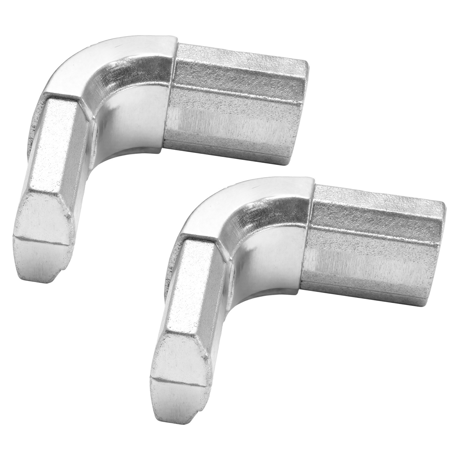 90 Degree Aluminium Dump Truck Tarp Arm Corner with Pre-Drilled Holes 2 Pack