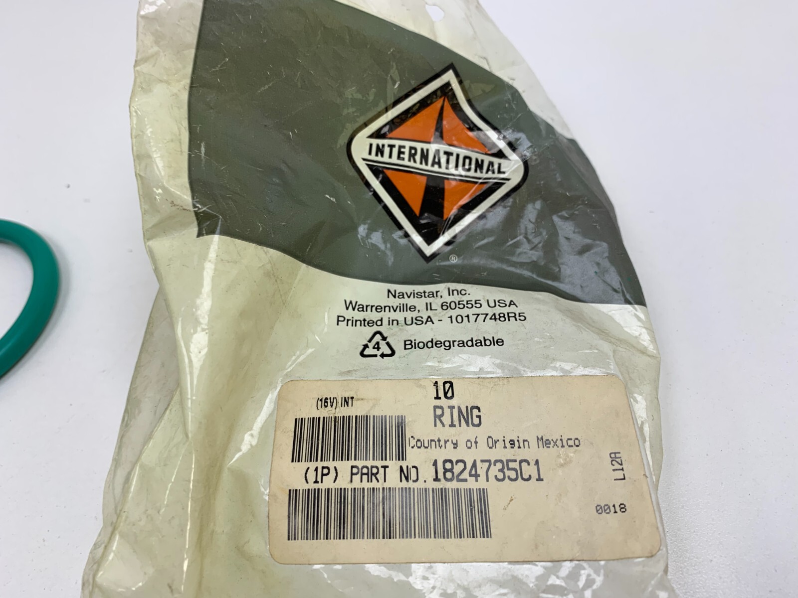 OB 2 PACK Genuine International 1824735C1 Oil Cooler O-Ring Seal T444E 7.3L